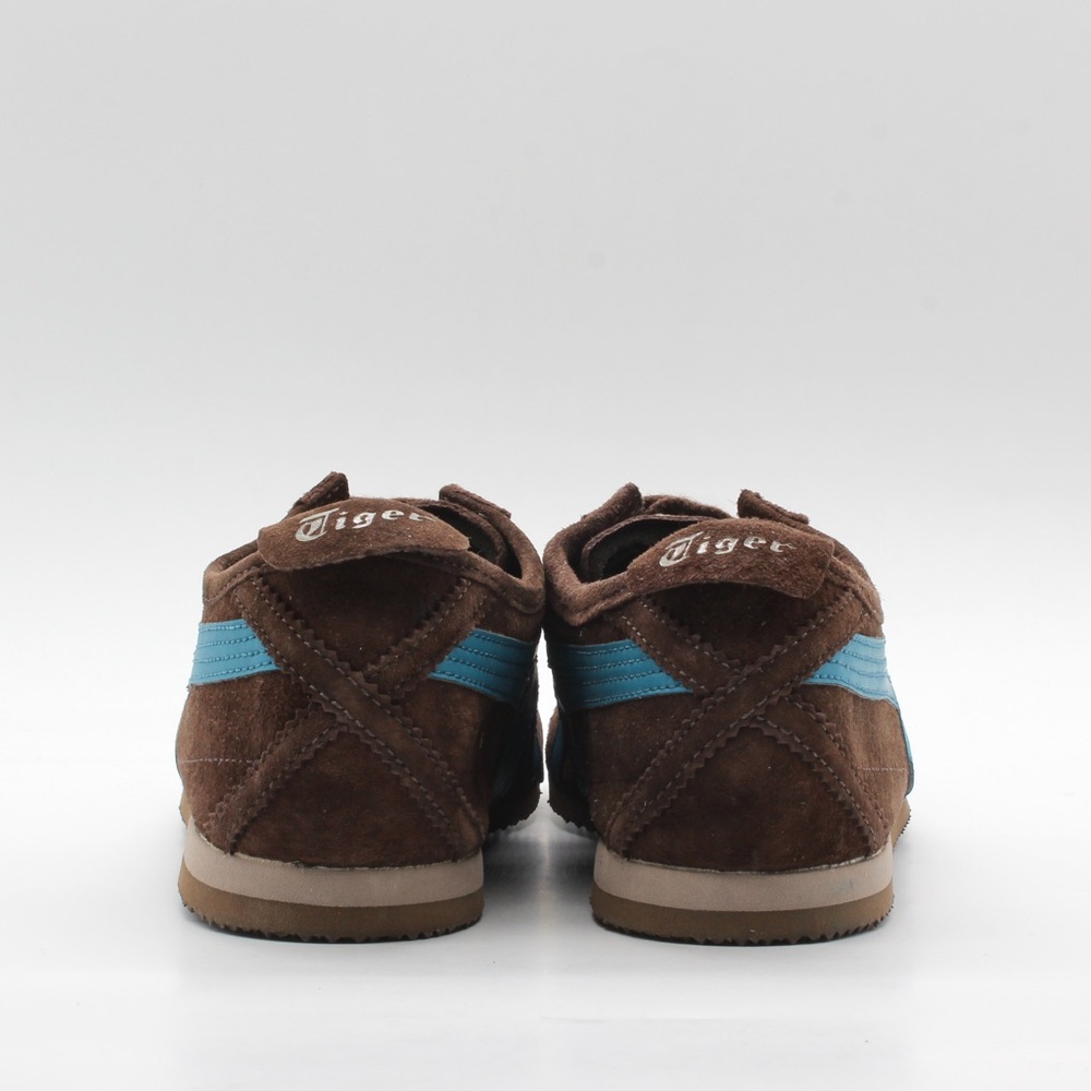 Mexico 66 Onitsuka Tiger women’s 7 brown blue suede - Picture 2 of 4
